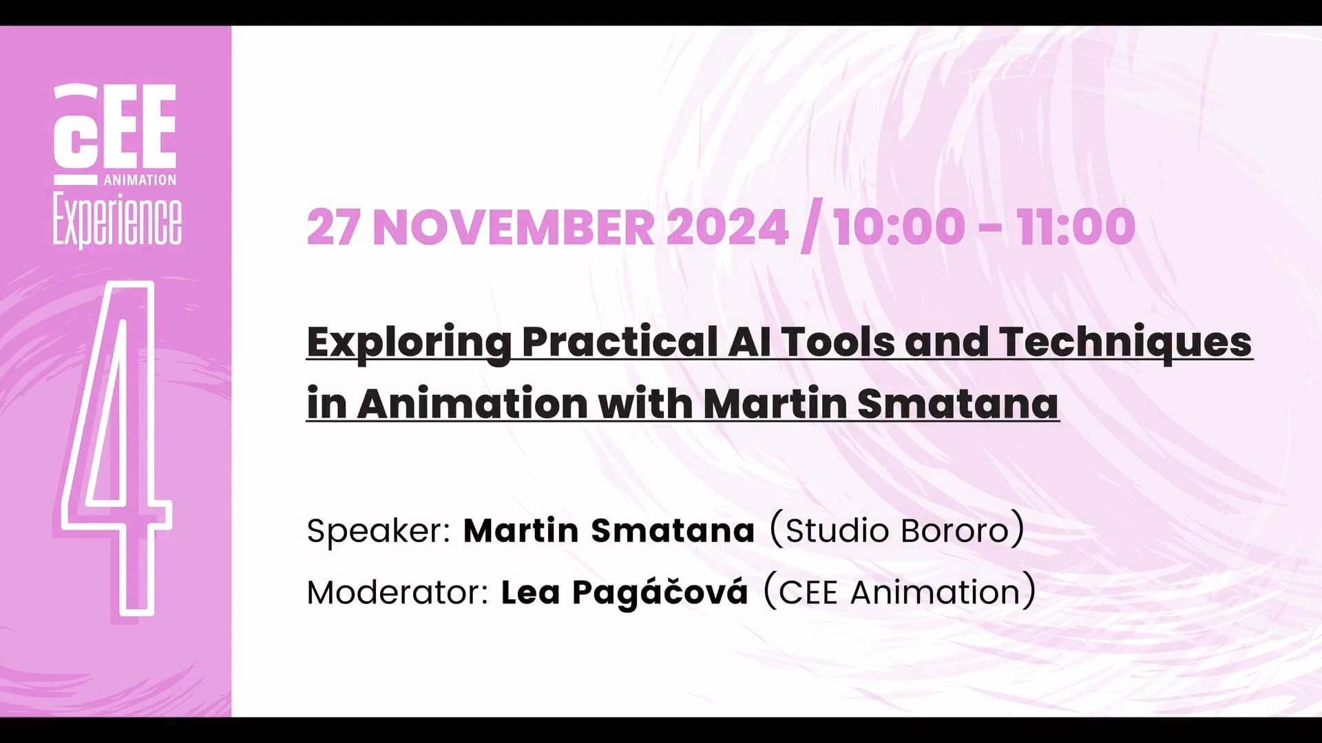 Exploring Practical AI Tools and Techniques in Animation (Martin Smatana)