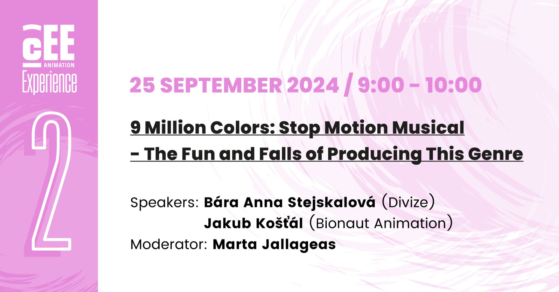 9 Million Colors: Stop Motion Musical – The Fin and Falls of Producing this Genre (Bára Anna Stejskalová, Jakub Košťál)